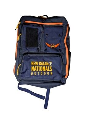 New Balance Navy and Orange Nationals Outdoor Backpack
